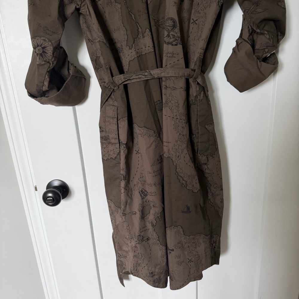 Banana Republic Safari Utility Shirt Jacket Dress Small NWOT - Picture 10 of 13